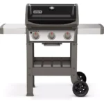 Barbecue gaz WEBER Spirit II E-310 noir grill e et plancha 3 bruleurs sur chariot, 60x44 cm – Image 9