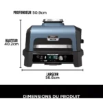Barbecue électrique NINJA OG901EU Woodfire pro connect à poser, 44.5x26.5 cm – Image 6