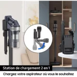 Aspirateur balai SAMSUNG Jet 75E Pet VS20B75BGR4 – Image 6