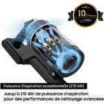 Aspirateur balai SAMSUNG Bespoke Jet Plus Complete 2 Batteries VS20B95B43N – Image 9