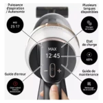 Aspirateur balai SAMSUNG Bespoke Jet Plus complete VS20B95C43W – Image 12