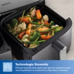 Airfryer PHILIPS Double Panier vapeur Série 5000 9,0L NA555/00 – Image 5