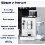 Expresso Broyeur DELONGHI FEB4435.W Rivelia Blanche – Image 8