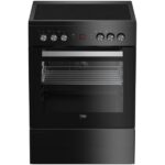Cuisinière vitrocéramique BEKO BEKO FSM6730BCS Multifonction Catalyse 60 cm