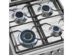 Cuisinière mixte SMEG CX68MF8 4 foyers Multifonction Vapeur 60 cm – Image 3